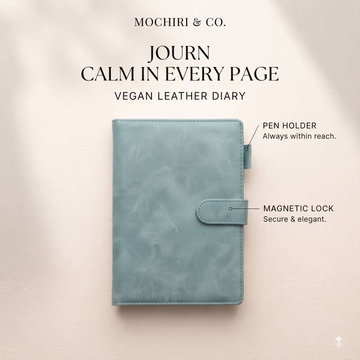 Mochiri & Co. Journ A5 diary, detail view 4