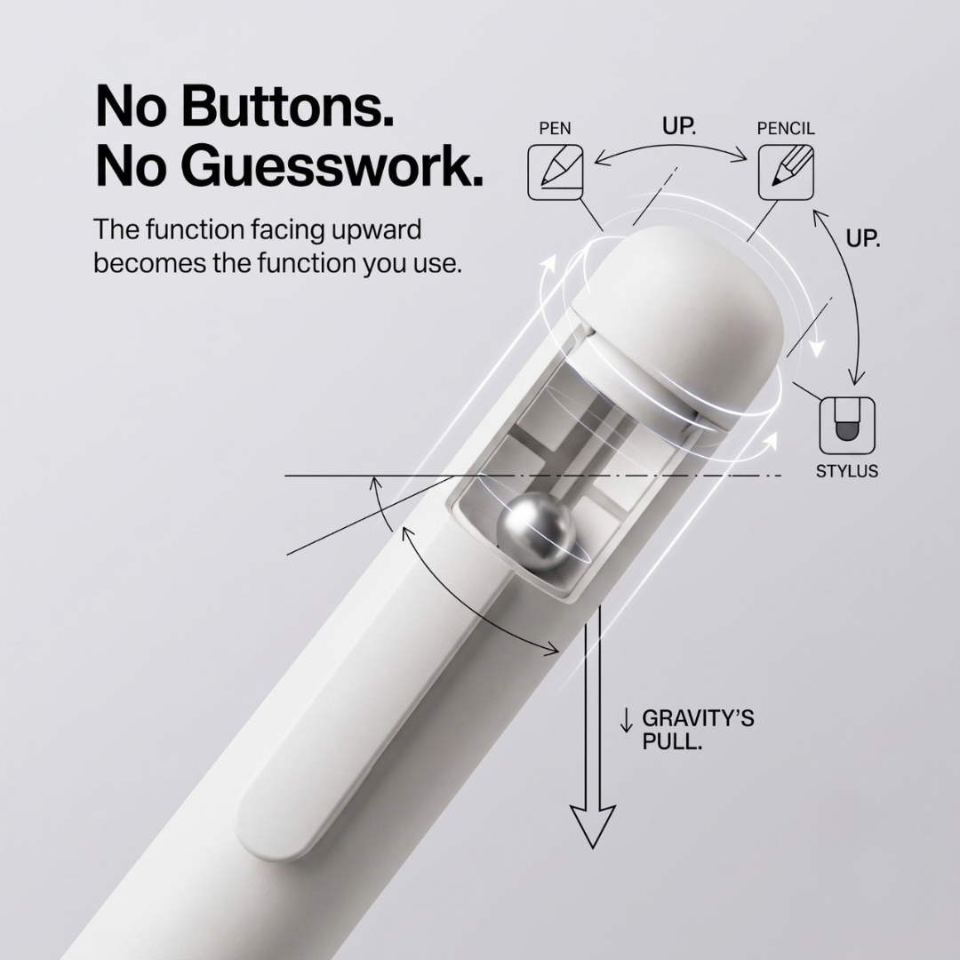 Mochiri & Co. Vector 6 multi-function pen, detail view 3