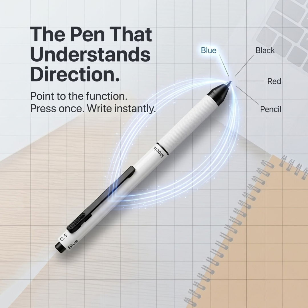 Mochiri & Co. Vector 6 multi-function pen, detail view 4