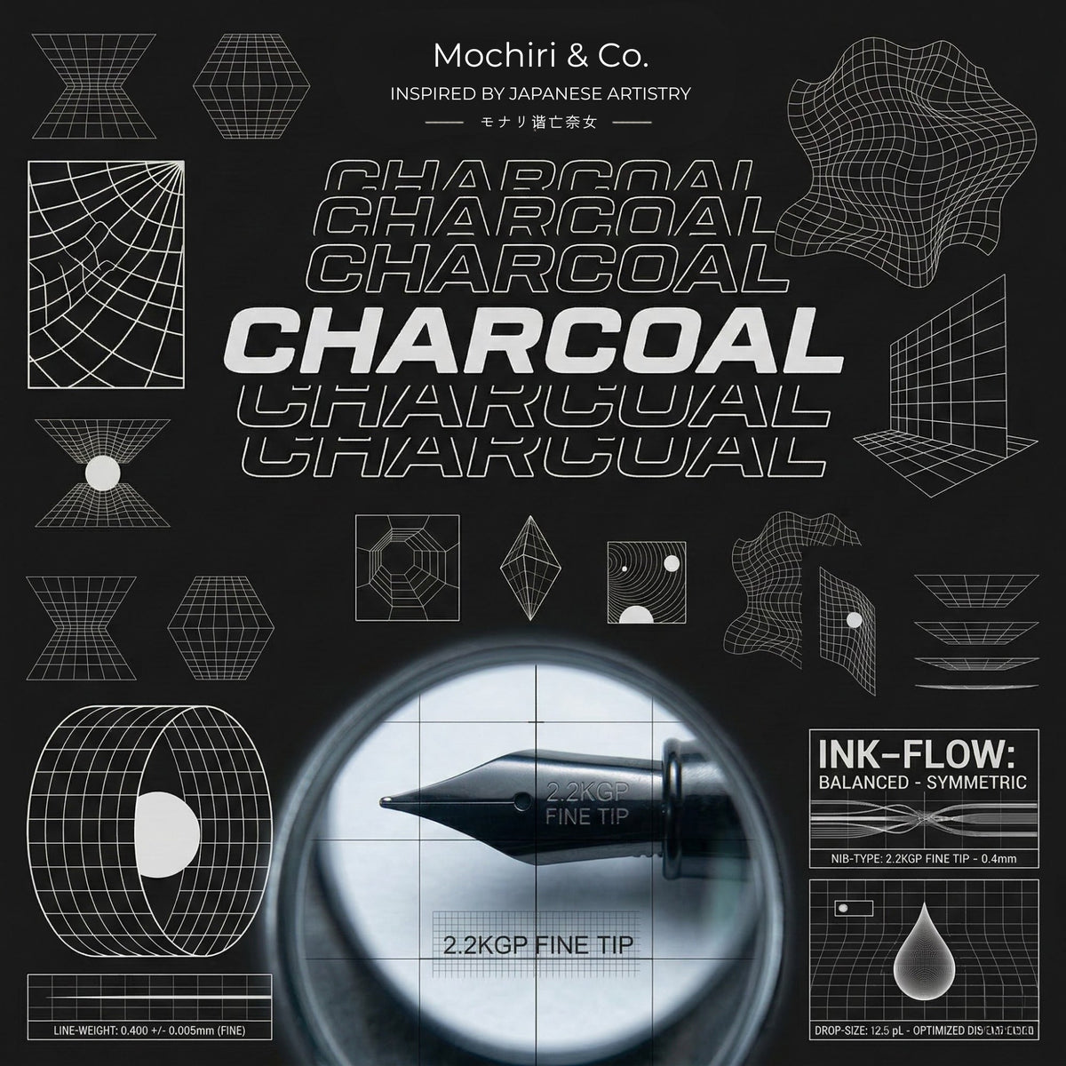 Charcoal Honeycomb