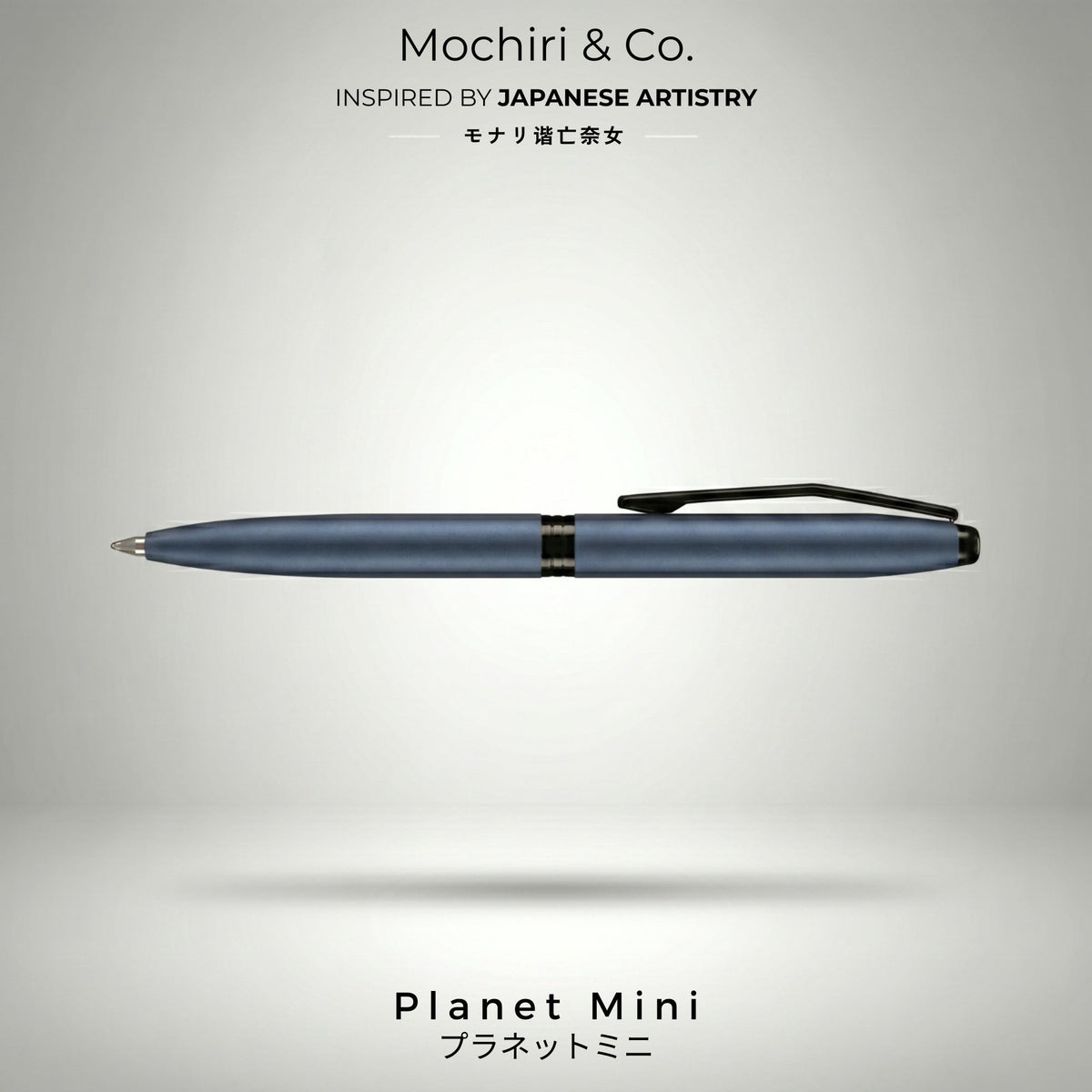 Mochiri & Co. Planet Mini set of 3 compact roller pens in matte colour-blocked finishes, detail view 3