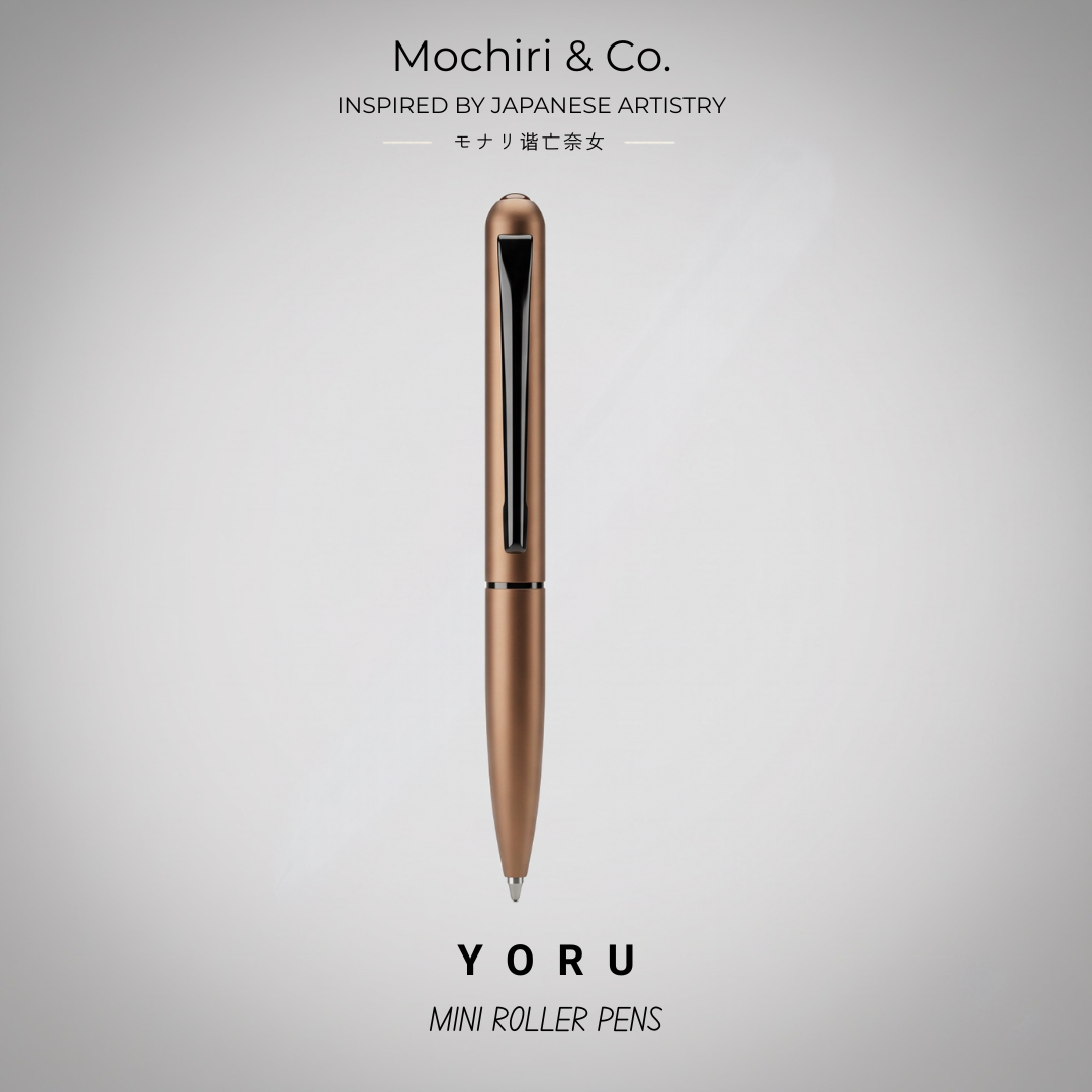 Mochiri & Co. Yoru Mini set of four compact metal roller pens, detail view 10