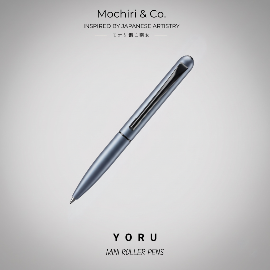 Mochiri & Co. Yoru Mini set of four compact metal roller pens, detail view 8