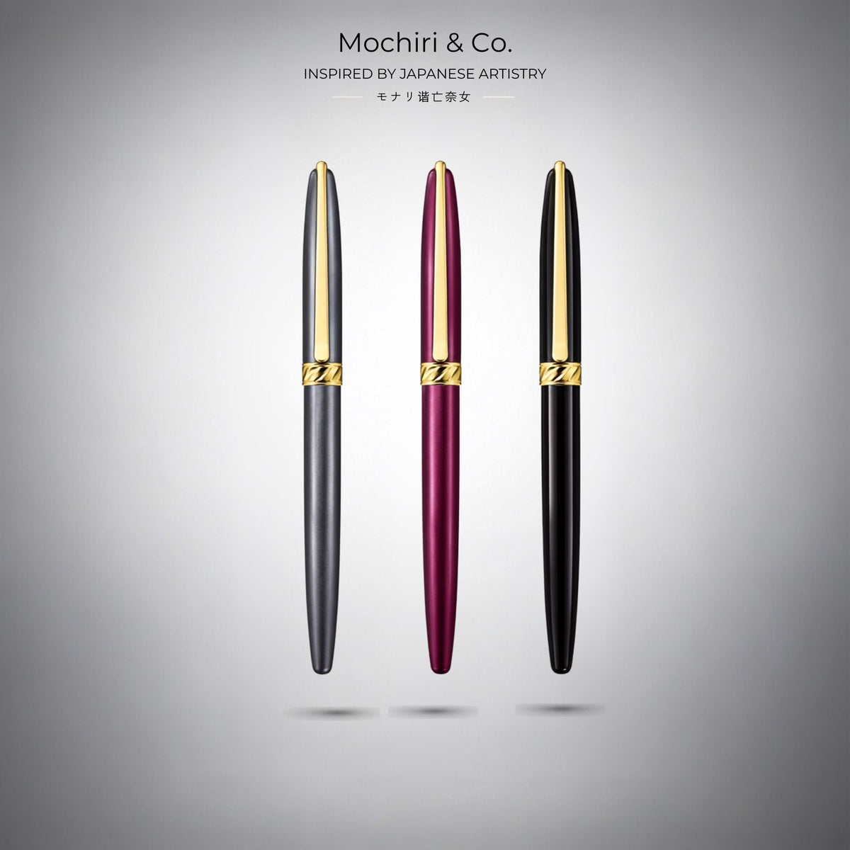 Mochiri & Co. Tokyo Ko 8052 fountain pen with medium nib and metal body